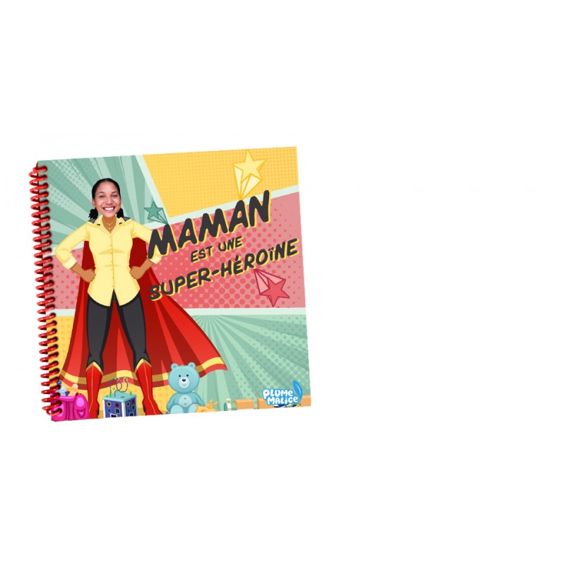 Livre personnalisé adulte Super Maman - Maman est une Super-héroïne - Plume  Malice