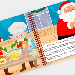 Livre enfant personnalisé Noël chez les lutins | Avec Photo et Prénom