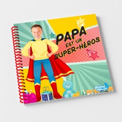 Livre personnalisé adulte Super Papa | Papa est un Super-héros