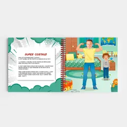 Livre personnalisé adulte Super Papa | Papa est un Super-héros
