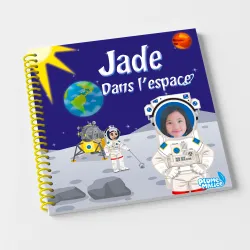 Livre enfant personnalisé L'espace | Avec Photo et Prénom