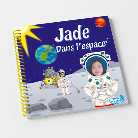 Livre enfant personnalisé L'espace | Avec Photo et Prénom
