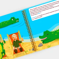 Livre enfant personnalisé La savane | Avec Photo et Prénom