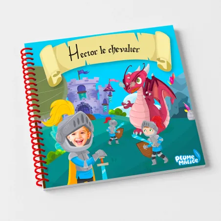 Livre enfant personnalisé Chevalier | Avec Photo et Prénom