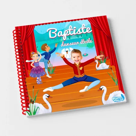 Livre personnalisé danseur étoile | Danse Garçon | Avec Photo et Prénom