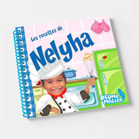 Livre personnalisé de Recettes pour enfant | Avec Photo et Prénom