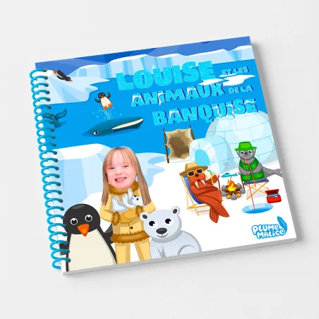 Livre enfant personnalisé La banquise | Avec Photo et Prénom