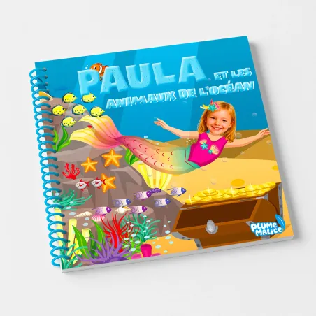 Livre enfant personnalisé Jolie sirène | Avec Photo et Prénom