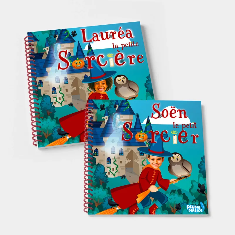 Livre enfant personnalisé Petit sorcier | Avec Photo et Prénom