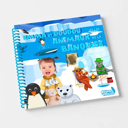 Livre personnalisé Doudou La banquise | Avec Photo et Prénom
