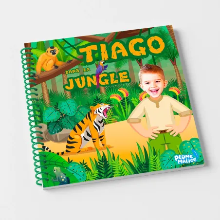 Livre enfant personnalisé La jungle | Avec Photo et Prénom