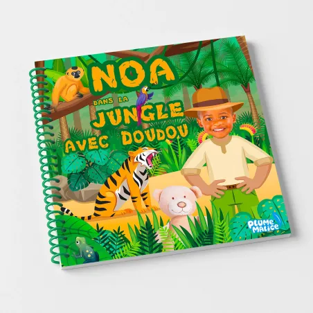 Livre personnalisé Doudou La jungle | Avec Photo et Prénom