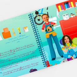 Livre personnalisé famille Bricolage | Avec Photos et Prénom