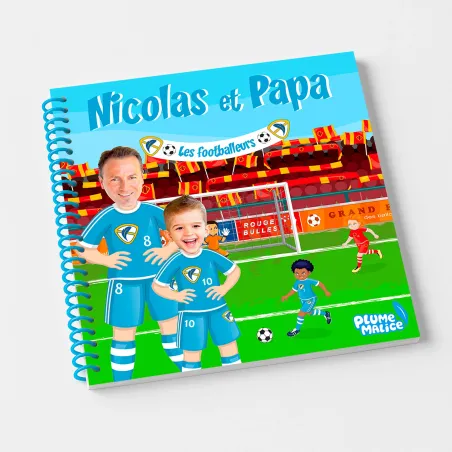 Livre personnalisé Foot version famille | Avec Photos et Prénoms