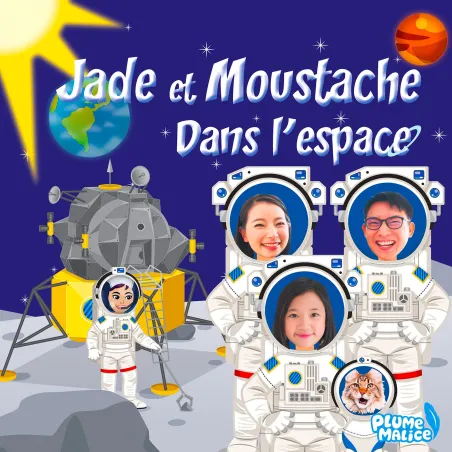 Outer Space Family Edition | Personalised Book with Your Pet | Plume Malice