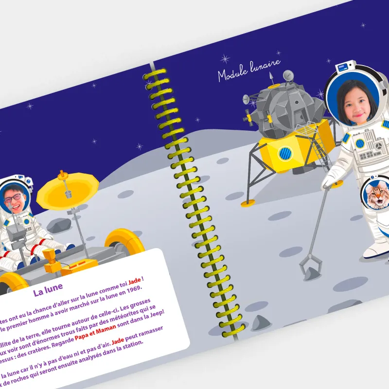 Outer Space Family Edition | Personalised Book with Your Pet | Plume Malice