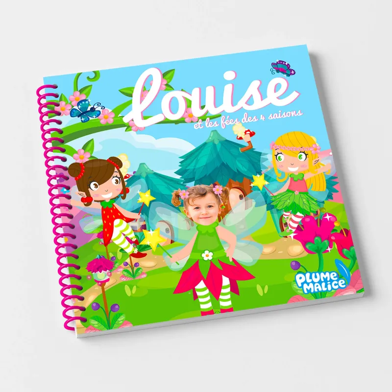 Livre enfant personnalisé Les fées des 4 saisons | Avec Photo et Prénom