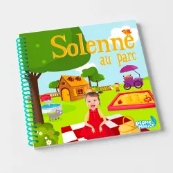 Livre enfant personnalisé Au parc | Avec Photo et Prénom