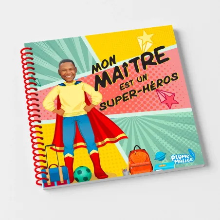 Livre personnalisé adulte Super Maître | Maître est un Super-héros