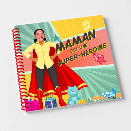 Livre personnalisé adulte Super Maman | Maman est une Super-héroïne