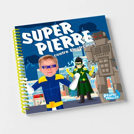Livre enfant personnalisé Super-héros | Avec Photo et Prénom