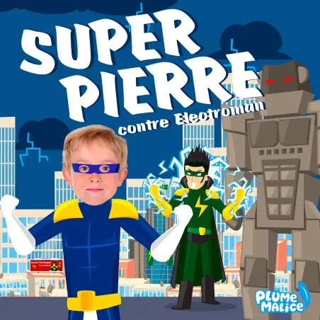 Livre enfant personnalisé Super-héros | Avec Photo et Prénom