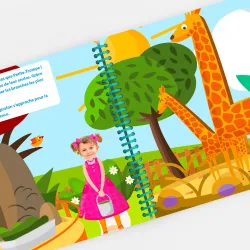 Livre personnalisé au Zoo pour enfant | Avec Photo et Prénom
