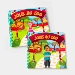 Livre personnalisé au Zoo pour enfant | Avec Photo et Prénom