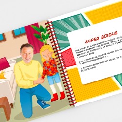 Livre personnalisé adulte Super Papa | Papa est un Super-héros