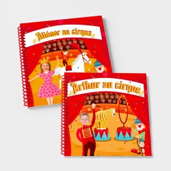 Livre personnalisé au Cirque pour enfant | Avec Photo et Prénom