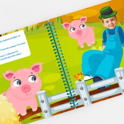 Livre personnalisé Animaux de la Ferme pour enfant | Avec Photo et Prénom