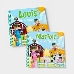 Livre personnalisé Animaux de la Ferme pour enfant | Avec Photo et Prénom