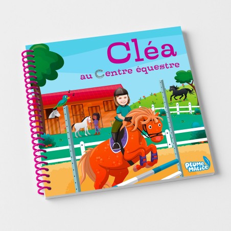 Livre enfant personnalisé Cheval Équitation | Avec Photo et Prénom