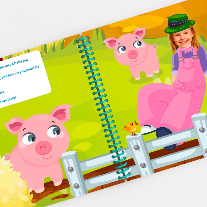 Personalised Farm Book with Photo and First Name | Plume Malice