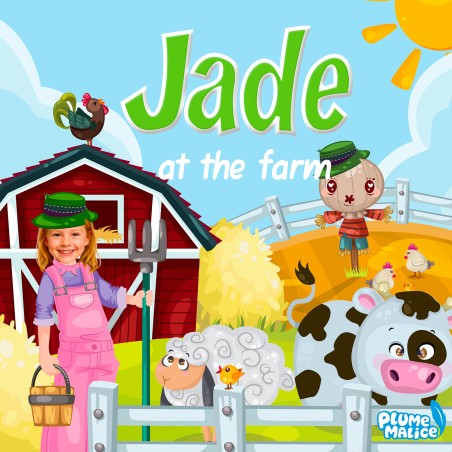 Personalized Farm Animals Book for Kids | With Photo and First Name
