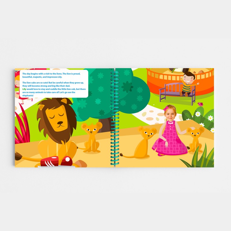 A Day at the Zoo – Personalised Book with Your Child's Photo | Plume Malice