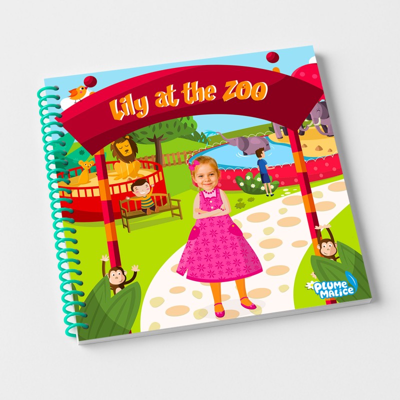 A Day at the Zoo – Personalised Book with Your Child's Photo | Plume Malice