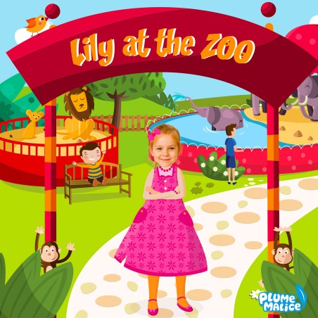 Personalized Zoo Book for Kids | With Photo and First Name