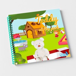 Personalized Park Book for Kids with Stuffed Animal Photo