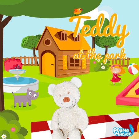 Personalized Park Book for Kids with Stuffed Animal Photo