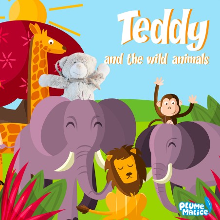 Personalized Kids Book with Stuffed Animal Photo Discovering Animals