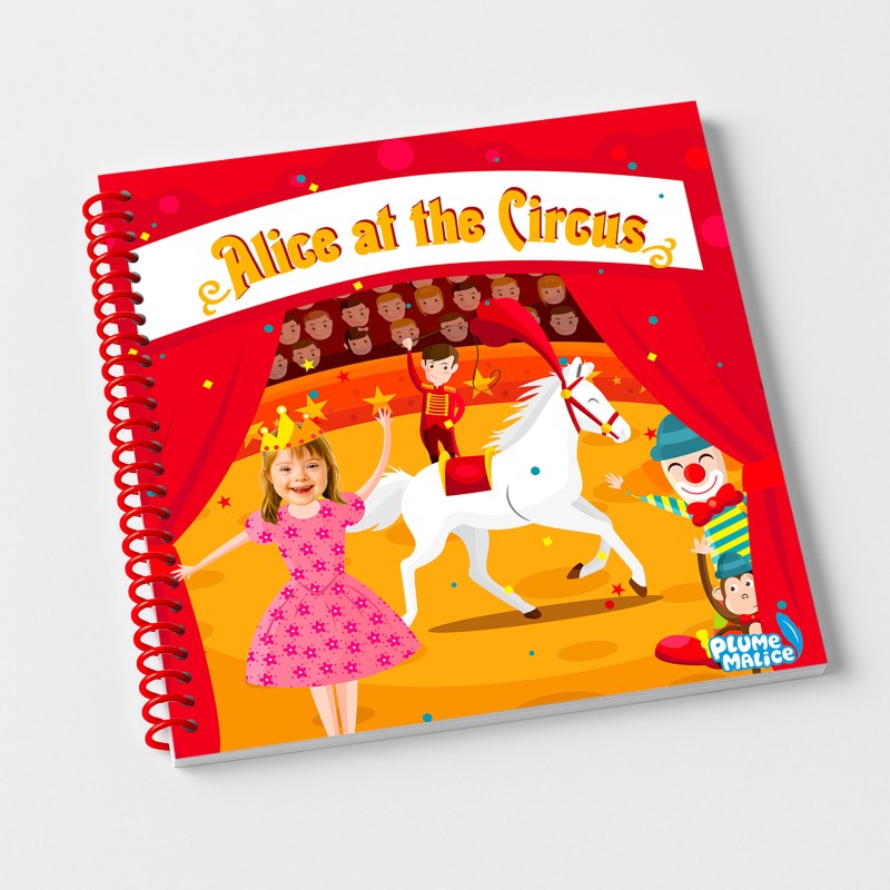Personalised Circus Book with Photo and First Name | Plume Malice