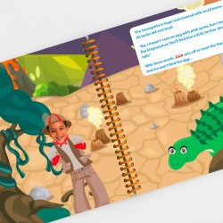 Personalised Dinosaur Book with Photo and First Name | Plume Malice