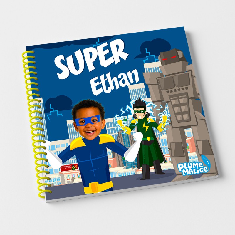 Personalised Superhero Book with Photo | Plume Malice