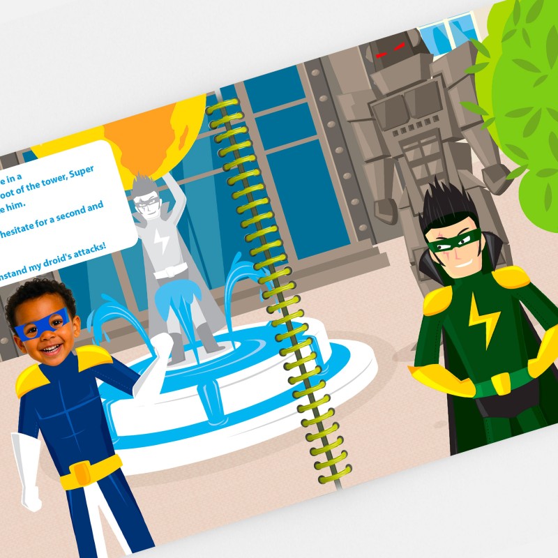 Personalised Superhero Book with Photo | Plume Malice