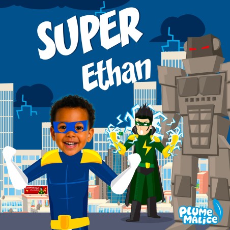 Personalized Superhero Kids Book | With Photo and First Name