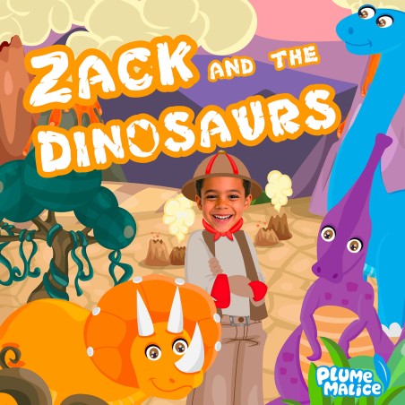 Personalized Dinosaur Kids Book | With Photo and First Name