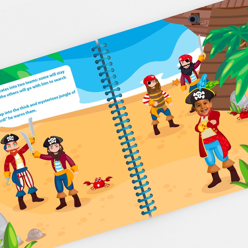 The Pirates – Personalised Pirate Book with Their Photo | Plume Malice