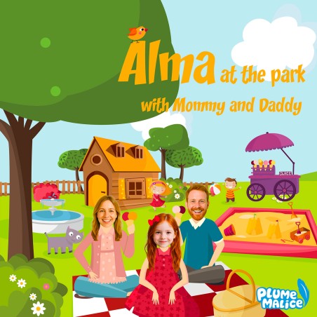 Personalized Family Book At the Park | With Photos and First Names