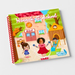 Personalized School and Telling Time Kids Book | With Photo and First Name